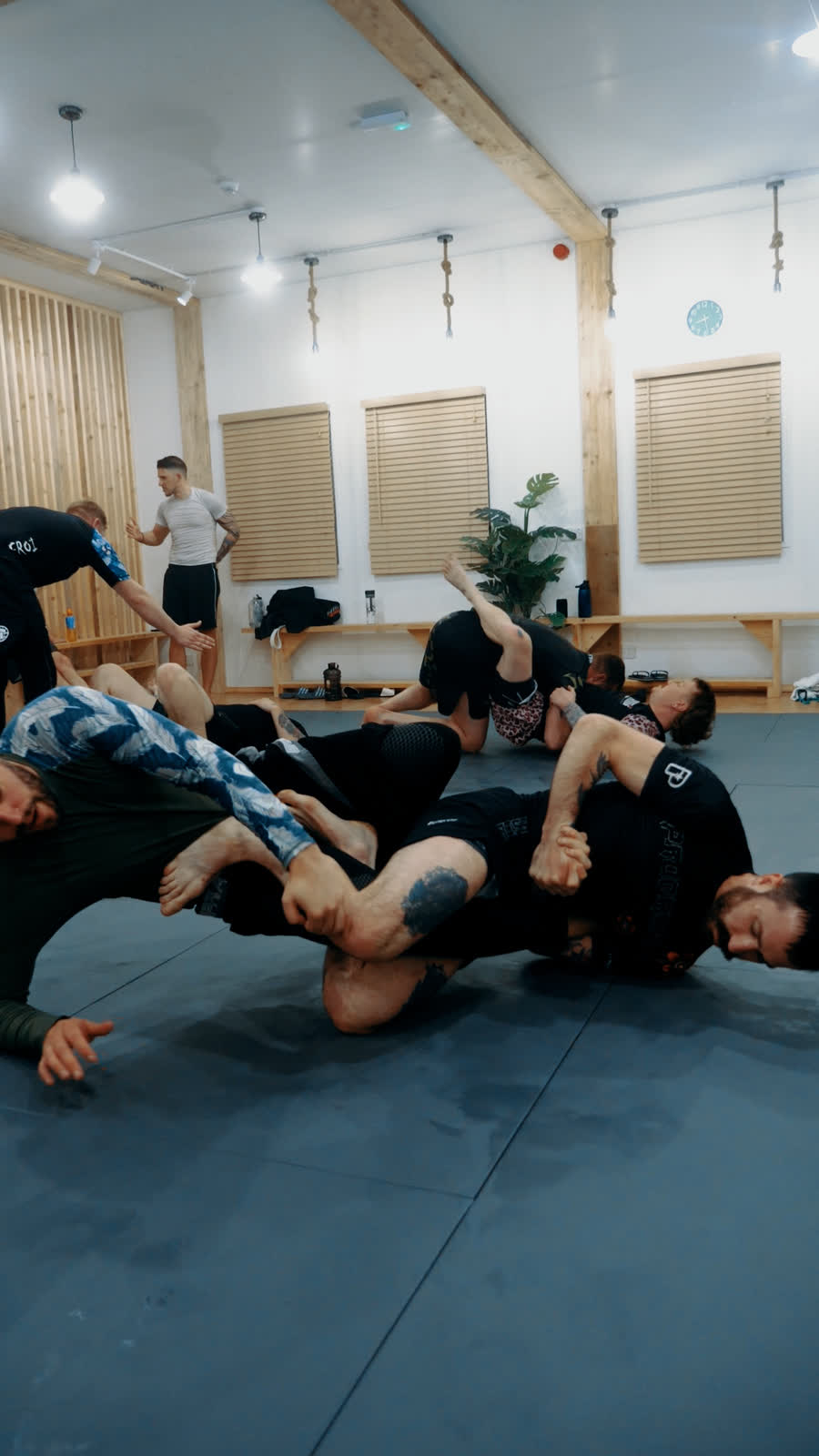 Members training together on the mats at Concept Jiu-Jitsu